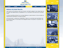 Tablet Screenshot of hotelmaurits.nl